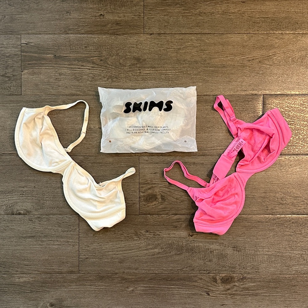 SKIMS Cotton Jersey T-Shirt Bra Set of 3